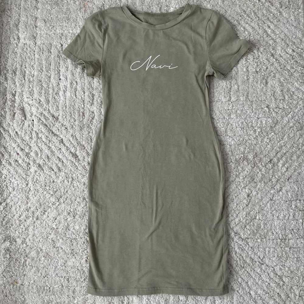 Nvgtn like new Color Olive Navi Tee Dress